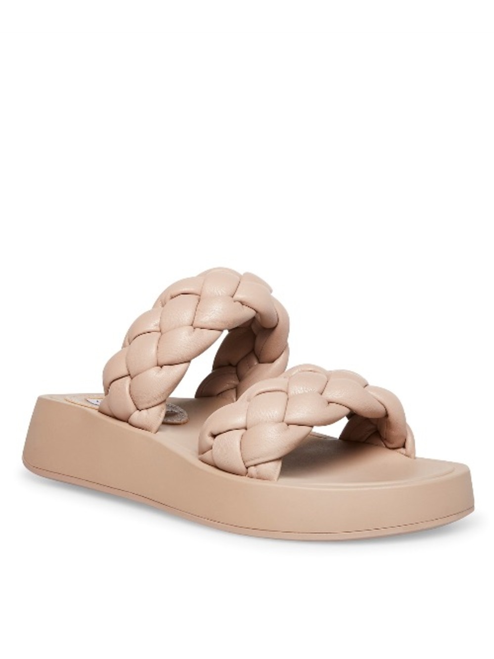 Steve Madden Hillary Braided Slide Sandals - Cream Size 39 or 8.5 US